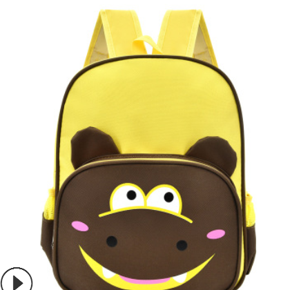 批发订幼儿园书包定制印logo卡通可爱动物书包儿童培训背包双肩包