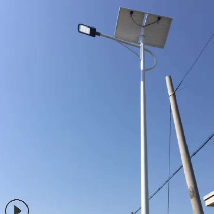 7-8米的太阳能路灯全套 配45瓦的LED光源锂电池 厂家直销图3
