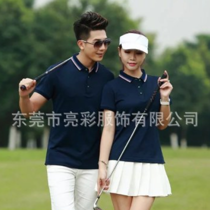 短袖POLO衫POLO衫现货批发 印字优质POLO衫 丝光棉POLO衫印制LOGO图2