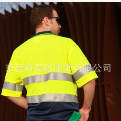 欧标反光服建筑工地反光安全定制LOGO现场施工码头反光工作服印字图3