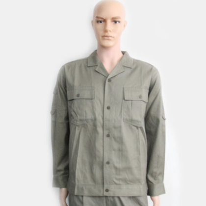 厂家直销40s天丝棉防护工装 夏季清凉工作服 防皱免烫工作服定做图2