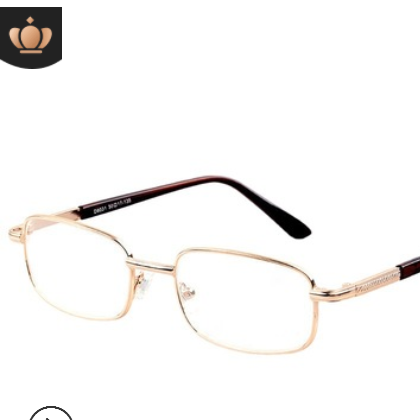 青松品牌时尚老花镜 男女超轻玻璃老光镜平光镜 50-600度老花眼镜图3