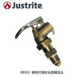 Justrite黄铜油桶分装龙头08910