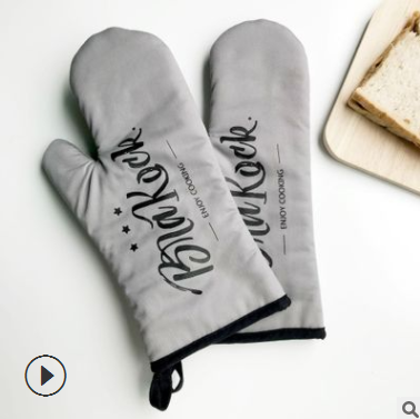 现货批发微波炉手套 烘焙手套隔热加厚烤箱手套 创意居家耐热手套