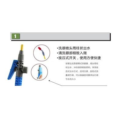 WJH0782加压便携式单口冲肤/洗眼器图2