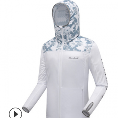 防晒衣钓鱼服厂家热转印4针6线高品质垂钓衣 超薄透气防蚊速干衣图2