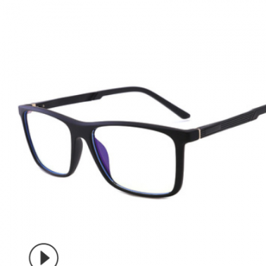 铝镁腿小方框防蓝光眼镜TR90电脑护目镜可配近视眼镜平光镜2827潮