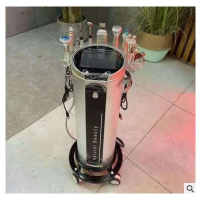 皮肤管理仪器 小气泡射频美容仪毛孔清洁器注氧仪 银棕皮肤智能仪图3