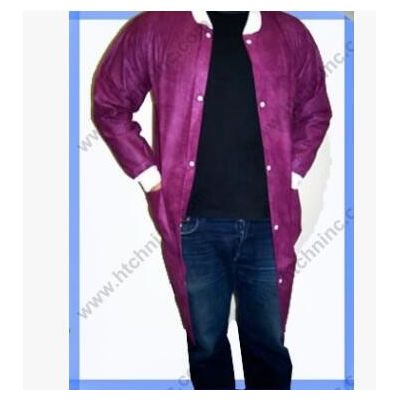 厂家直销 一次性PE探视服CPE实验服PE工作服PE探视服隔离服图2