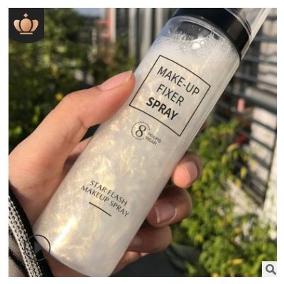 韩伦美羽定妆喷雾 夏季保湿持久定妆快速成膜不脱妆星闪补水喷雾图3