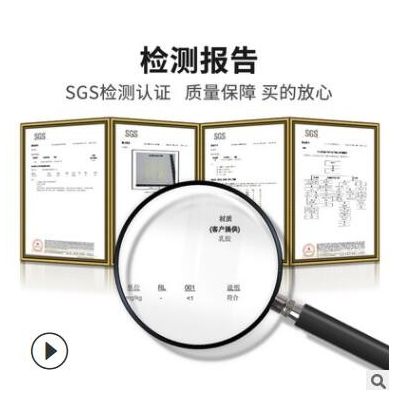 白色乳胶手套无粉 SGS食品认证食品加工厨房手套 橡胶手套一次性图2