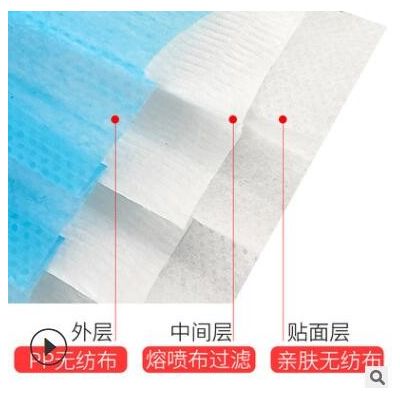 口罩一次性三层透气黑色单独立包装男女潮防晒夏季口鼻罩夏季薄款图3