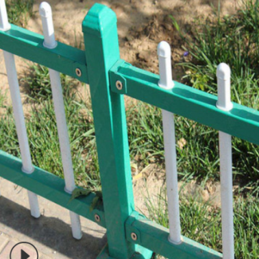 厂家供应绿化带栏杆公园别墅花园小区园林绿化锌钢铁艺草坪护栏