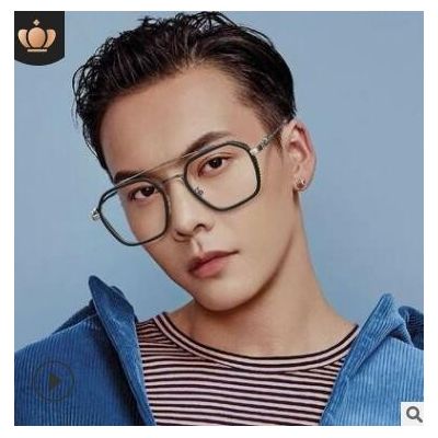 复古眼镜框潮克萝HOTA眼镜框架复古板材框宝剑银鉓时尚可配度数图3