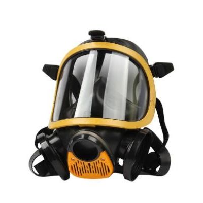 霍尼韦尔 1710641 Cosmo EPDM黄色双滤盒全面罩自吸式防毒全面具
