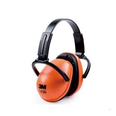 3M1436折叠式隔音睡觉睡眠学习被动降噪防噪耳罩架子鼓射击隔音图2