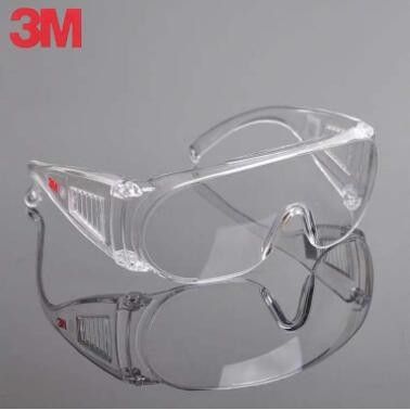 3M1611HC护目镜 防护眼镜 防尘防刮擦防喷溅眼镜化学实验眼镜