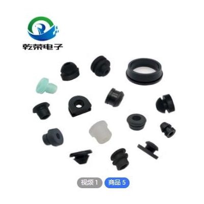 定制环保硅胶护线套电源护线圈橡胶圈双面过线圈电线护线环图3