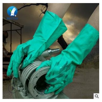 耐磨劳保工业防护手套非一次性耐油丁腈耐酸碱化学防护手套