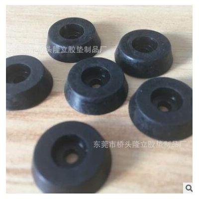 现货批发 直径18高度5橡胶螺丝孔脚垫 透明pvc防滑脚墩 减震胶脚图2