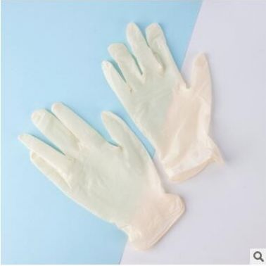 一次性医用乳胶手套医用橡胶检查手套纯色千级净化无粉乳胶手套