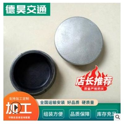 现货供应交通设施高速公路波形护栏板配件防拆卸柱帽热镀锌柱帽图2