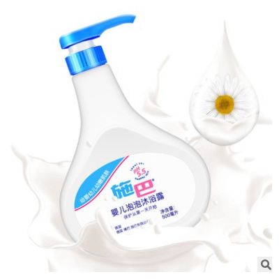 德国施巴宝宝婴儿童泡泡浴露500ml一般贸易图2