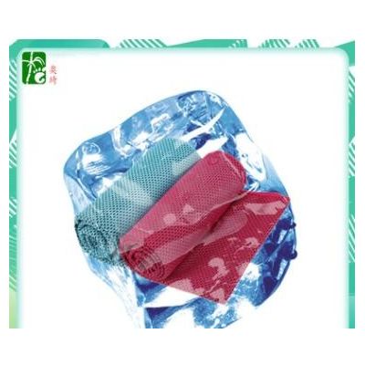 厂家定制夏季降温冷感运动毛巾 户外健身运动巾 数码印花冰巾图2