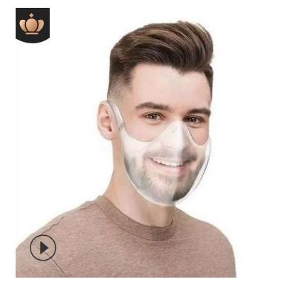 PC口罩半脸面罩亚马逊透明防护面罩face图2