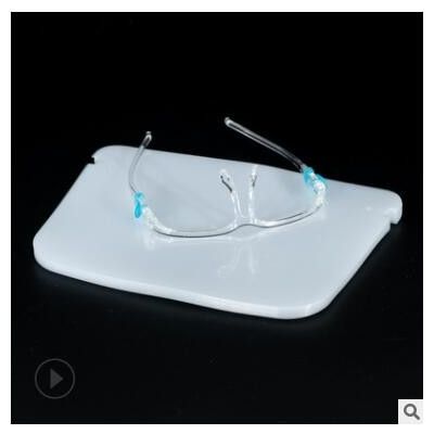 PET镜框面罩亚马逊在售脸部防护透明眼镜架面罩配件唇语面罩镜片