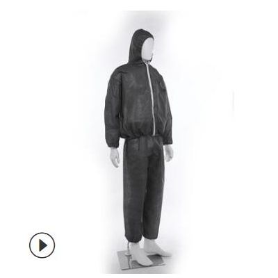 批发分体防护服套装防尘连帽分体服个人防护食品电子厂工作服图2
