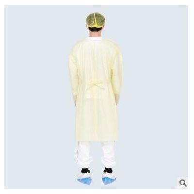 SMS一次性35g石墨烯无纺布连体隔离服防尘透气反穿隔离衣图2