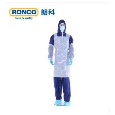 RONCO朗科一次性PE围裙轻薄防水防油防尘食品餐饮塑料围裙图3