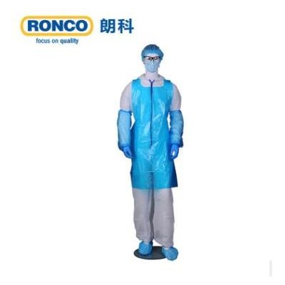 RONCO朗科一次性PE围裙轻薄防水防油防尘食品餐饮塑料围裙图2