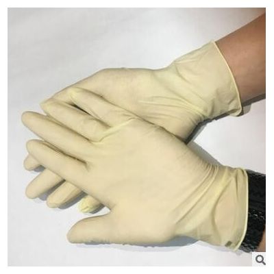 首页 公司档案 供应产品 ▼ 公司相册 联系方式 在线询价 加工定制 微商代理 代理加盟 厂家直销一次性乳胶手套米黄色防滑无粉手套 防水工业劳保手套图3