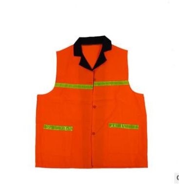 厂家直销反光马甲背心保洁制服环卫带领橘红背心安全交通 工作服