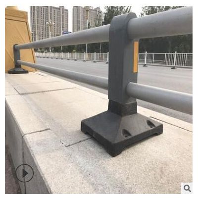 河道工程防撞不锈钢复合管桥梁护栏 园林景观市政锌钢桥梁护栏图2
