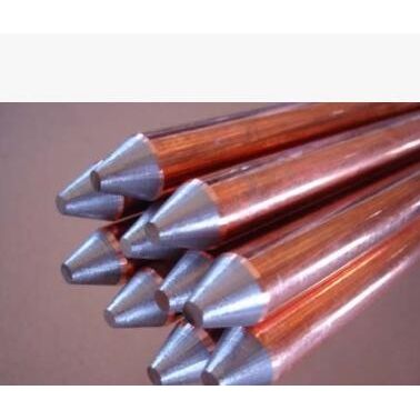 厂家供应 各种型号垂直铜包钢防雷螺纹接地棒 可打孔焊接
