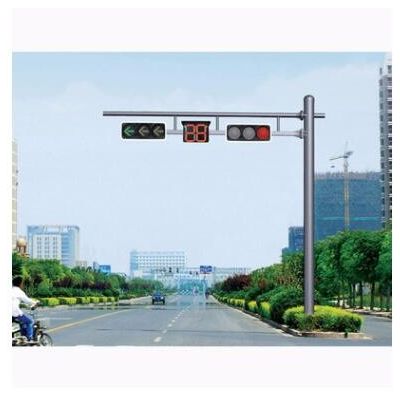 厂家定制交通信号灯灯杆 6-8米多规格红绿灯灯杆