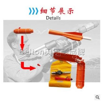 挪威迷你版便携式救生抛投器 水陆远距离救生抛投器 抛射110m图2
