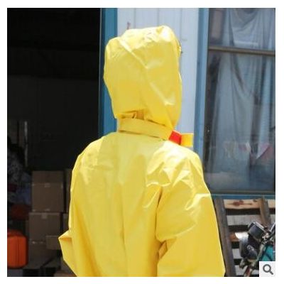 厂家供应 半闭封连体轻型防化服 带帽连体 供应救生设备图2