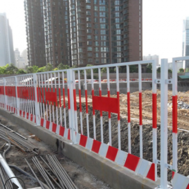 基坑护栏建筑工地临边防护不锈钢铁马基坑护制警示隔离围挡定制