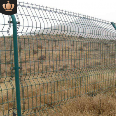 果园圈地养殖网双边丝护栏网高速公路隔离围栏网折弯双边丝护栏网
