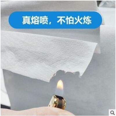 一次性平面口罩民用耳挂式三层含95熔喷蓝无纺布防尘 一次性口罩图3