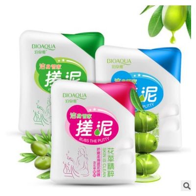 泊泉雅搓泥宝 搓泥浴宝清洁嫩肤去角质鸡皮搓泥宝贝沐浴露图3