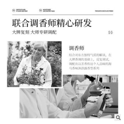 形象美海马香氛沐浴露 丝滑嫩肤滋养留香去角质沐浴乳液洗护肤品图2