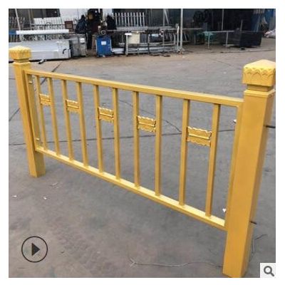 黄金护栏 天安门同款莲花铁艺市政护栏 马路莲花隔离分流栏杆图2