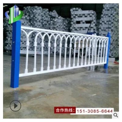 市政护栏道路护栏锌钢围栏栅栏户外公路防撞护栏杆安全围挡隔离带图3