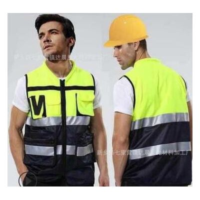 厂家订制反光背心反光马甲反光骑行服公路反光衣工程背心环卫马甲图2