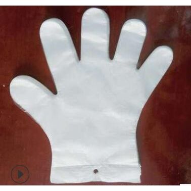 一次性手套塑料透明食品级防油防污美发美食美容厨房实验室100只